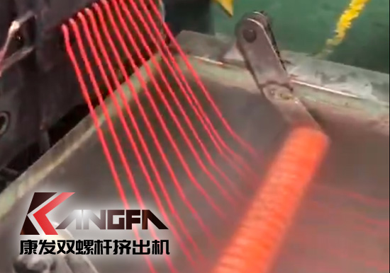康發(fā)售后服務(wù)無(wú)止境！客戶(hù)水拉條JSH-75雙螺桿造粒機(jī) 普通玻纖增強(qiáng)改性售后維保記
